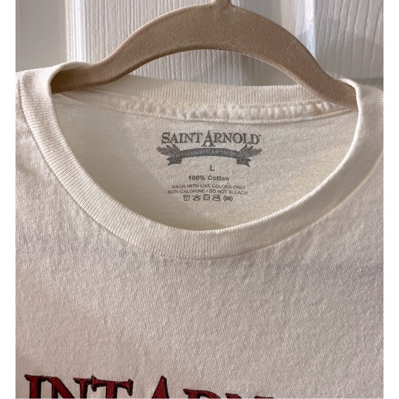 🍻🙏🏼*RARE* Saint Arnold Brewing Co. Craft Beer Vintage Tshirt Size Large🍻🙏🏼 - Picture 3 of 4
